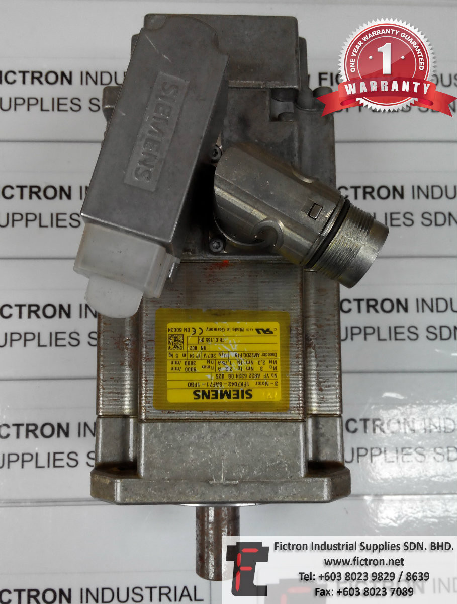 1FK7042-5AF71-1FG0 1FK70425AF711FG0 SIEMENS AC SERVO MOTOR REPAIR SERVICE IN MALAYSIA 12 MONTHS WARRANTY
