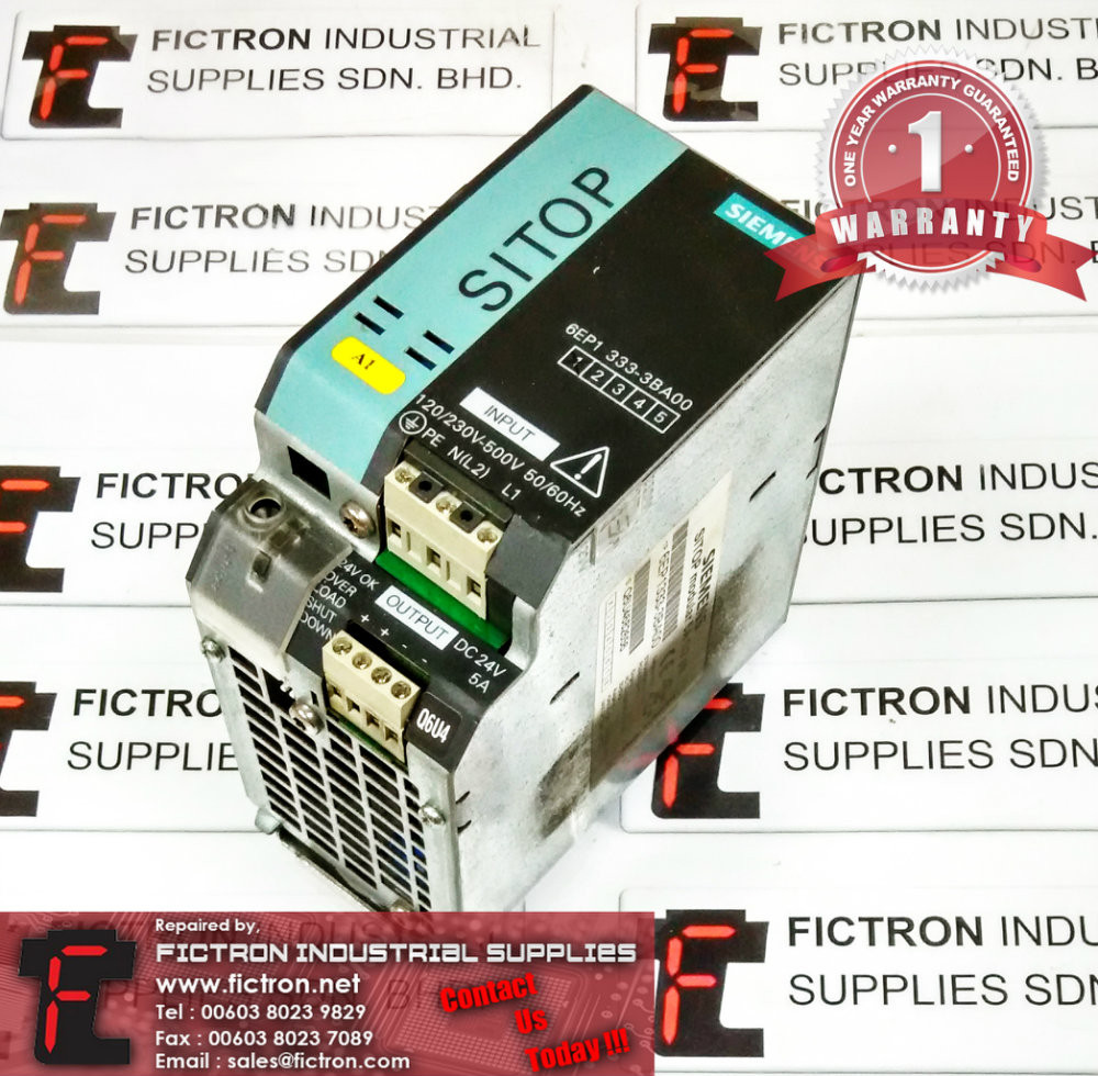 6EP1333-3BA00 6EP13333BA00 SIEMENS POWER SUPPLY UNIT REPAIR SERVICE IN MALAYSIA 12 MONTHS WARRANTY