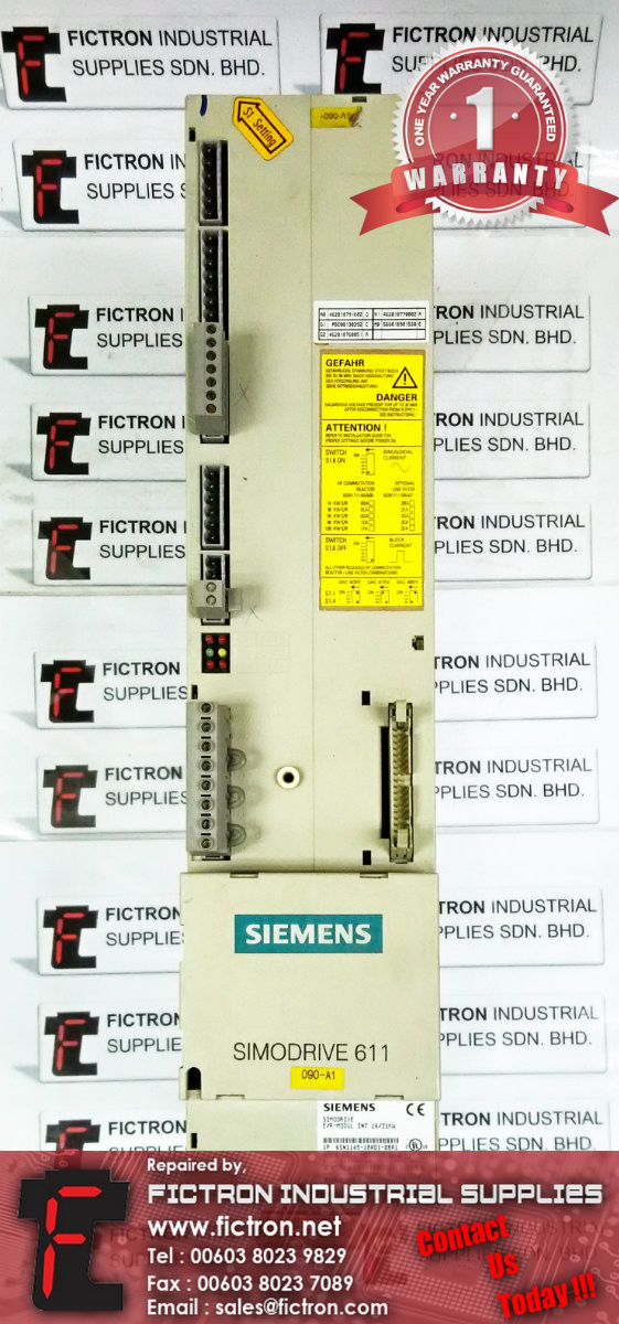 6SN1145-1BA01-0BA1 6SN11451BA010BA1 SIEMENS SIMODRIVE REPAIR SERVICE IN MALAYSIA 12 MONTHS WARRANTY
