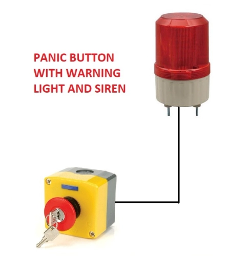 EMERGENCY ALARM PANIC BUTTON WITH LIGHT AND SIREN Malaysia Thailand Singapore Indonesia Philippines Vietnam Europe USA