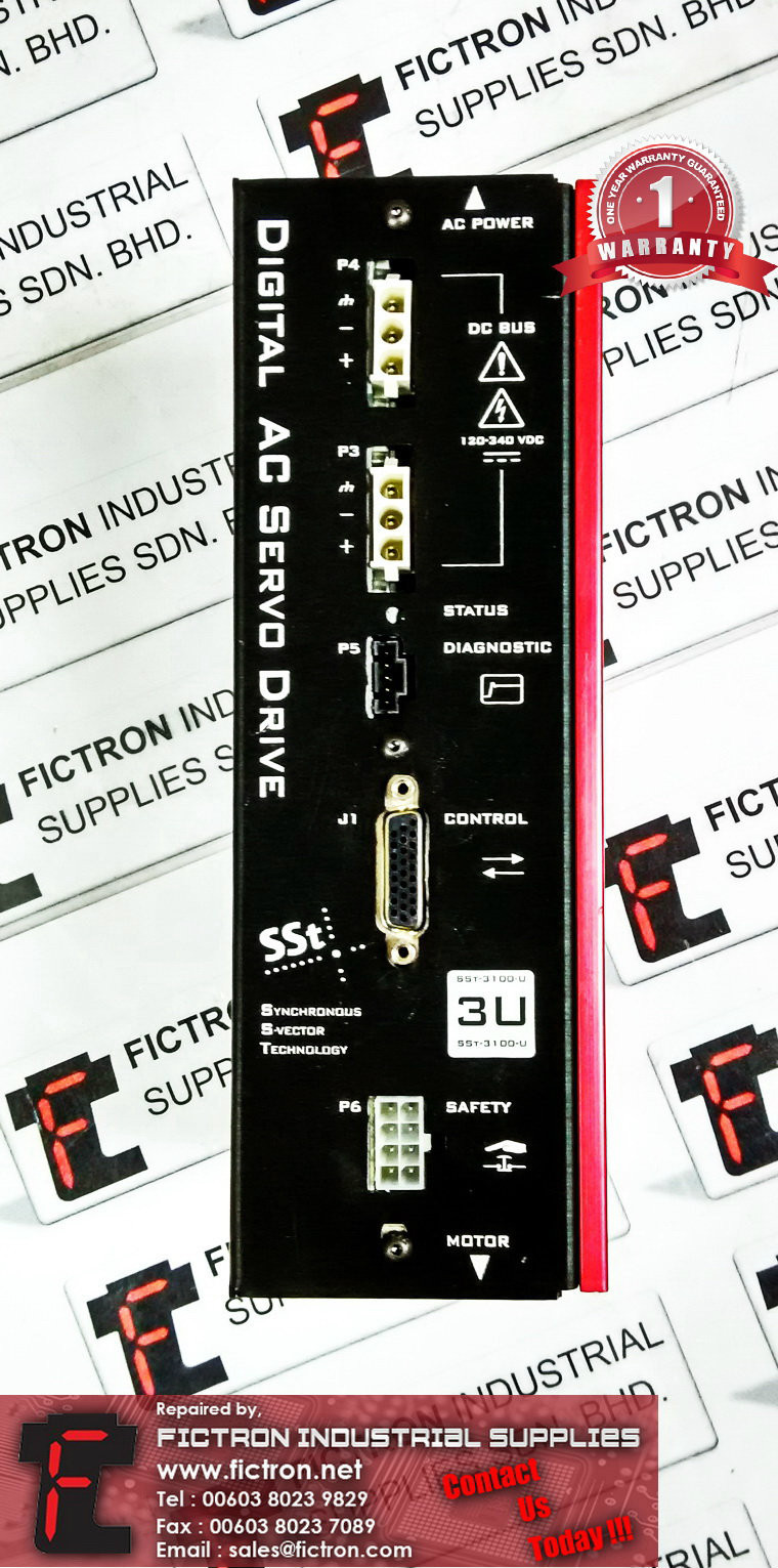 SST-3100-UCX SST3100UCX TEKNIC DIGITAL AC SERVO DRIVE REPAIR SERVICE IN MALAYSIA 12 MONTHS WARRANTY