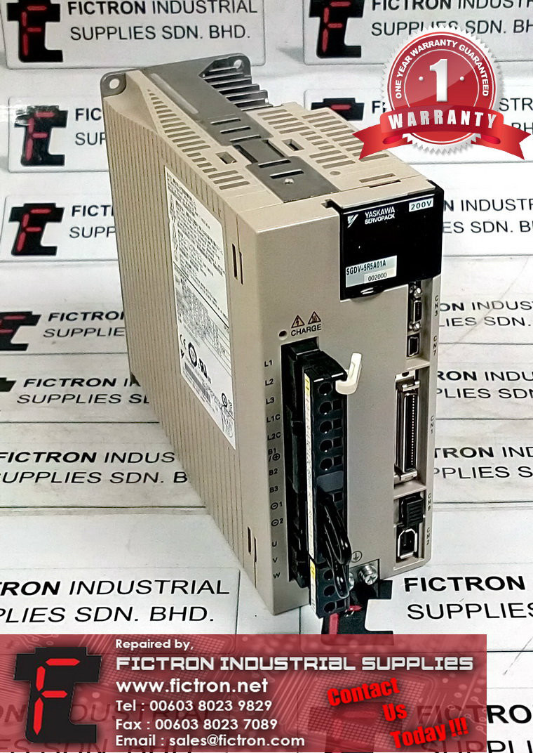 SGDV-5R5A01A002000 SGDV5R5A01A002000 YASKAWA AC SERVO DRIVE REPAIR SERVICE IN MALAYSIA SINGAPORE INDONESIA 12 MONTHS WARRANTY