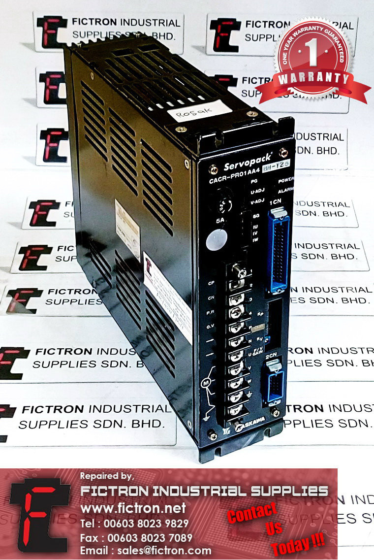 CACR-PRO1AA4 CACRPRO1AA4 YASKAWA AC SERVO DRIVE REPAIR SERVICE IN MALAYSIA SINGAPORE INDONESIA 12 MONTHS WARRANTY