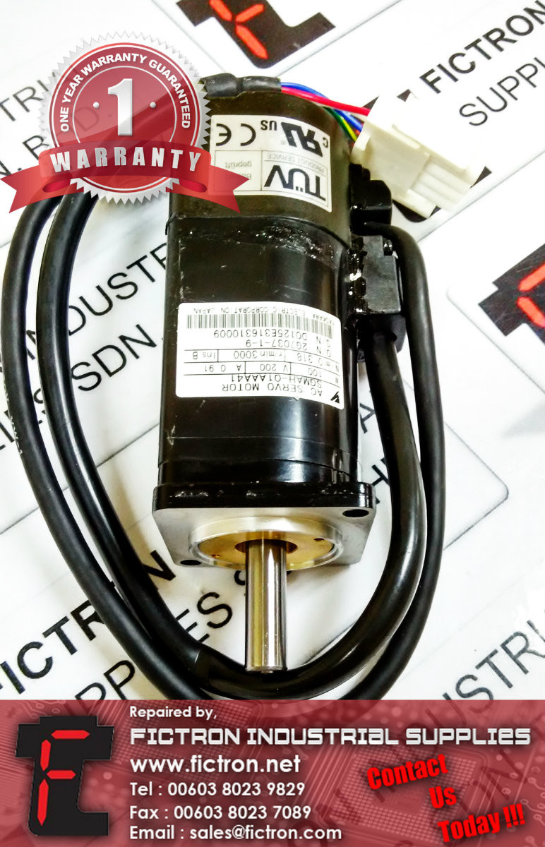 SGMAH-01AAA41 SGMAH01AAA41 YASKAWA AC SERVO MOTOR REPAIR SERVICE IN MALAYSIA 12 MONTHS WARRANTY