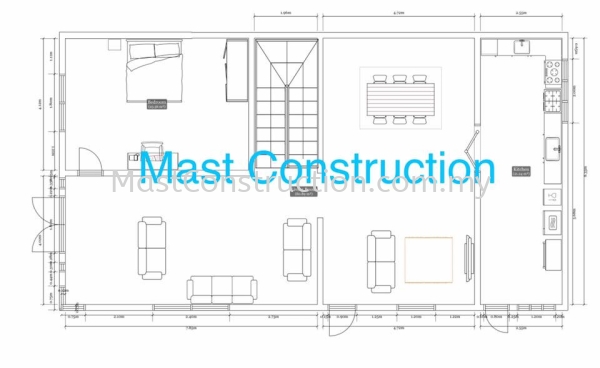 Drafting Ground Floor Layout Others Selangor, Kuala Lumpur (KL), Malaysia Contractor, Service, Company   | Mast Construction