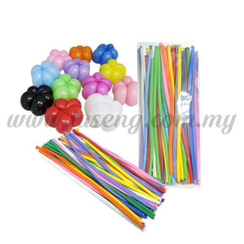 Twist Balloon * Assorted Colours (B-TB260M)