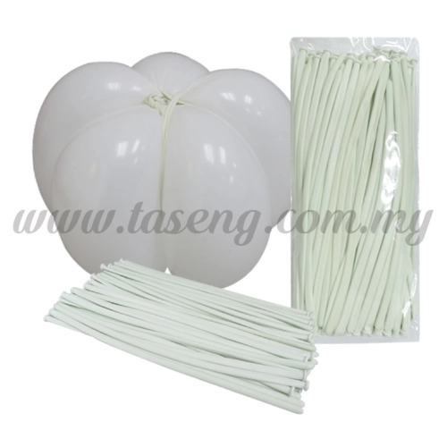 Twist Balloon * White (B-TB2604)