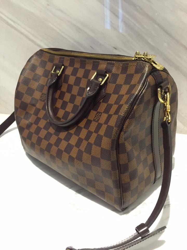 Damier Ebene Speedy Bandouliere 30