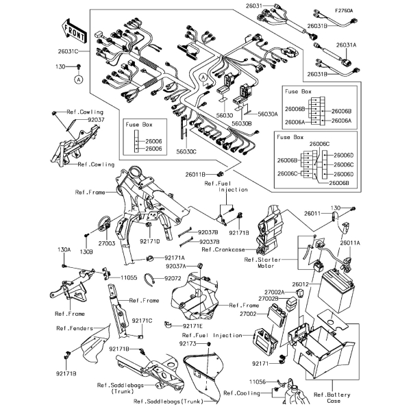 CHASSIS ELECTRICAL EQUIPMENT(BFF-BHF) VULCAN 1700 VOYAGER 2017 Parts Diagrams KAWASAKI PARTS Kuala Lumpur (KL), Malaysia, Selangor Dealer, Supplier, Supply, Supplies | MotorSim Sdn Bhd