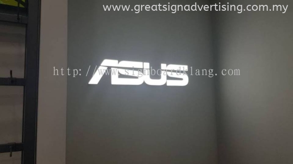 ASUS 3D LED CONCEAL BOX UP LETTERING SIGNBOARD Selangor, Malaysia, Kuala Lumpur (KL), Kuantan, Klang, Pahang Manufacturer, Maker, Installation, Supplier | Great Sign Advertising (M) Sdn Bhd