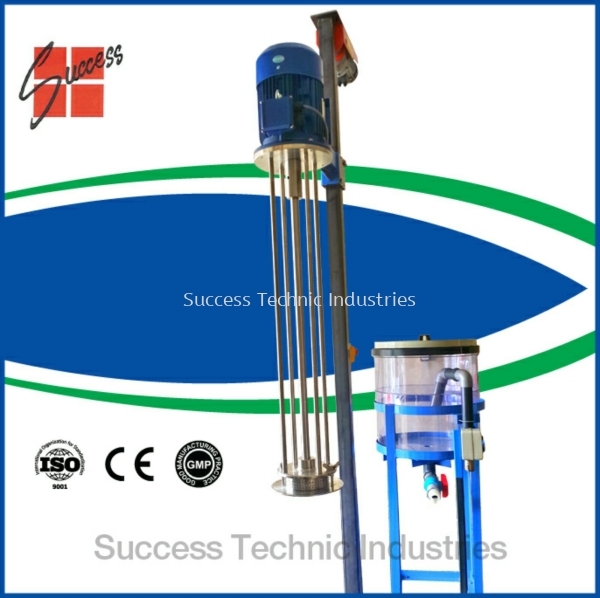 BT200-10 10hp top entry homogenizer 100-1000liter working range  BT200-BT200B Dyna-Stream 20 - 1000 Liter Top/Bottom Entry Industry Homogenizer Seri Kembangan, Selangor, Malaysia Fabrication Supplier Supply Manufacturer | Success Technic Industries