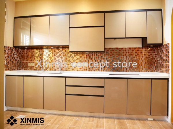 Aluminium kitchen cabinet - Shah Alam 4G GLASS DOOR Aluminium kitchen cabinet Selangor, Malaysia, Melaka, Kuala Lumpur (KL), Petaling Jaya (PJ), Malim Jaya Supplier, Supply, Design, Services | XINMIS CONCEPT STORE