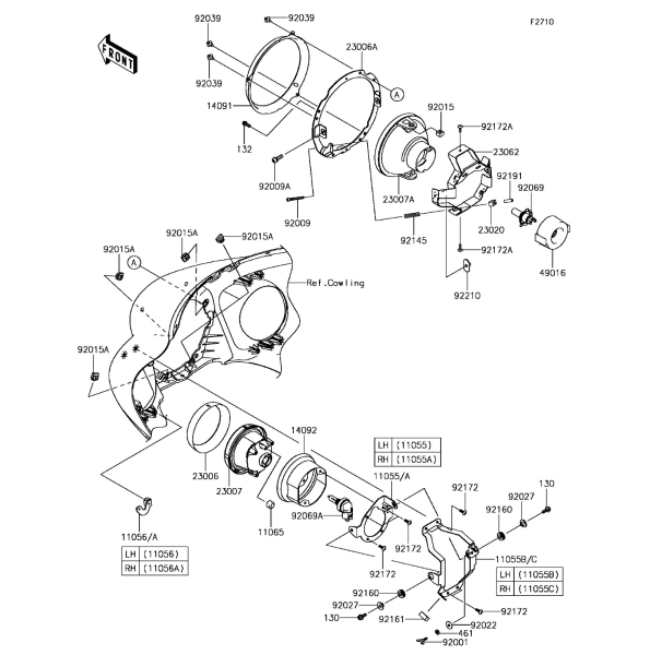 HEADLIGHT(S) VULCAN 1700 VOYAGER 2017 Parts Diagrams KAWASAKI PARTS Kuala Lumpur (KL), Malaysia, Selangor Dealer, Supplier, Supply, Supplies | MotorSim Sdn Bhd