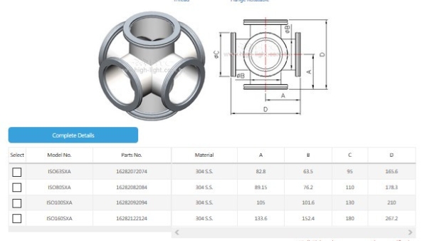 ISO 6-Way Crosses 6-Way Crosses Series HTC Elbows-Tees-Crosses Kuala Lumpur (KL), Malaysia, Selangor, Sri Petaling Distributor, Supplier, Supply, Supplies | Glovac Sdn Bhd