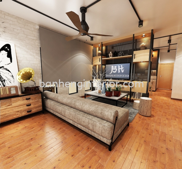 Living room  INTERIOR DESIGN Interior Design Johor Bahru (JB), Johor, Skudai Service, Renovation, Construction | Ban Heng Interior Design Sdn Bhd