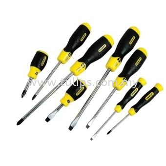 Cushion Grip 2 Screwdriver Set Stanley Fastening Tools Penang, Malaysia, Penang Street Supplier, Suppliers, Supply, Supplies | Chew Kok Huat & Son Sdn Bhd