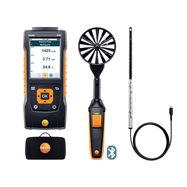 testo 440 | ComboKit 1 Air Flow with Bluetooth Air Flow Pressure / Air Flow / Gas Detectors Testo Kuala Lumpur (KL), Malaysia, Selangor, Sunway Velocity Supplier, Suppliers, Supply, Supplies | Muser Apac Sdn Bhd