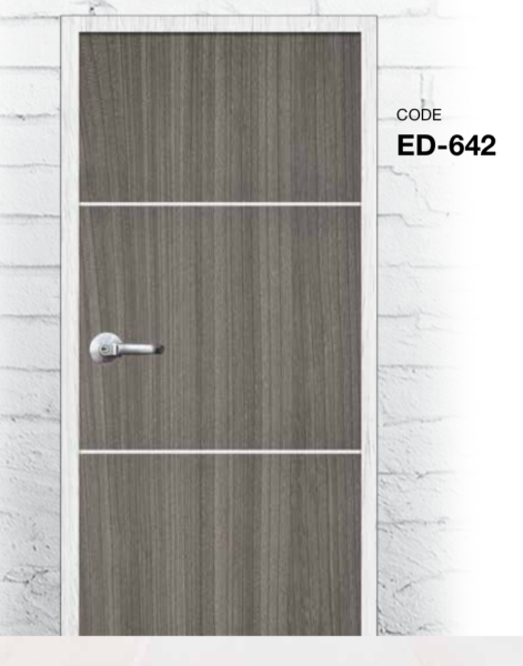 ED-642 Design Door Singapore Supplier, Installation | S & K Solid Wood Doors