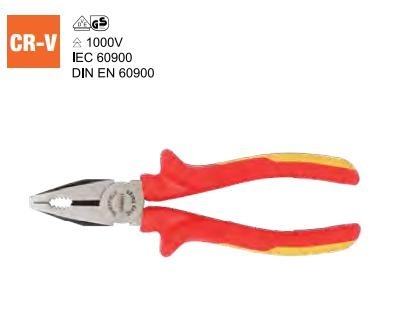 Insulated Linesman Pliers (S046010) Screwdriver, Pliers, Wrench, Electrician¡¯s Knife Nose Plier and Tweezer  VDE Insulated Tools Handtools Malaysia, Selangor, Kuala Lumpur (KL), Singapore, Shah Alam Supplier, Supply | Dou Yee Enterprises (M) Sdn Bhd