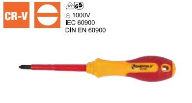 Insulated Phillips Screwdriver (S057401 - S057404) Screwdriver, Pliers, Wrench, Electricians Knife Nose Plier and Tweezer  VDE Insulated Tools Handtools Malaysia, Selangor, Kuala Lumpur (KL), Singapore, Shah Alam Supplier, Supply | Dou Yee Enterprises (M) Sdn Bhd