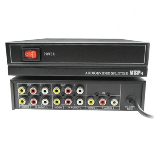 VSP 4 Audio Video Splitter 1 In 4 Out