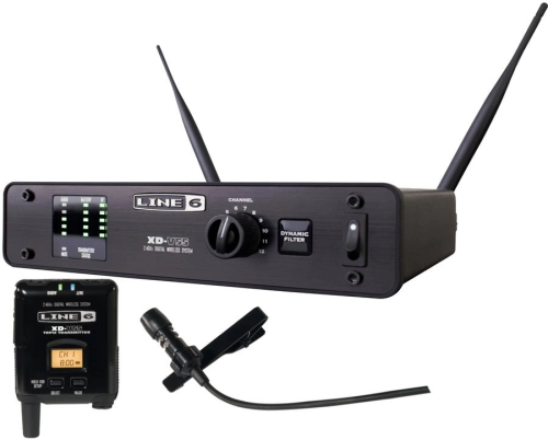 Line 6 XD-V55L Digital Wireless System with Bodypack Transmitter & Lavalier Microphone