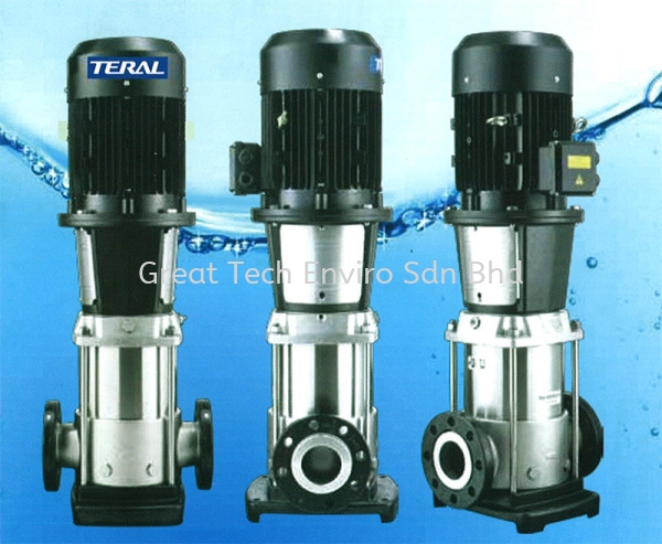 ASVM, ASVMG, ASVMN Vertical Multistage Centrifugal Pumps Multistage Pumps Teral Water Pump Series Selangor, Malaysia, Kuala Lumpur (KL), Puchong Supplier, Suppliers, Supply, Supplies | Great Tech Enviro Sdn Bhd