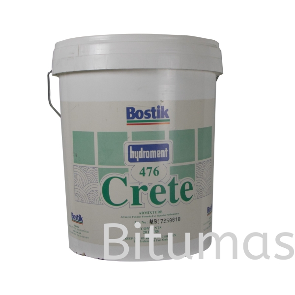 Hydroment 476 Crete Bostik Brands Waterproofing Products Selangor, Malaysia, Kuala Lumpur (KL), Puchong Supplier, Suppliers, Supply, Supplies | Bitumas Asia Sdn Bhd