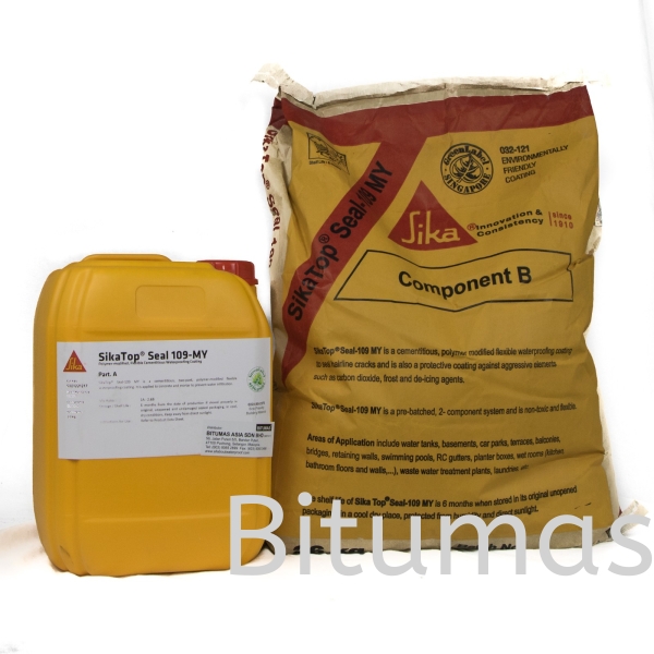 SikaTop Seal 109 Sika Brands Waterproofing Products Selangor, Malaysia, Kuala Lumpur (KL), Puchong Supplier, Suppliers, Supply, Supplies | Bitumas Asia Sdn Bhd