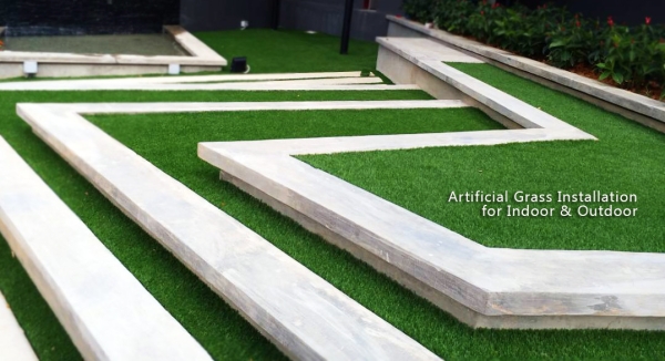 Artificial Grass Installatin for Inddor & Outdoor Artificial Grass Installation Landscape & softscape Selangor, Malaysia, Kuala Lumpur (KL), Batu Caves Manufacturer, Maker, Design, Supplier | CP Sign Construction