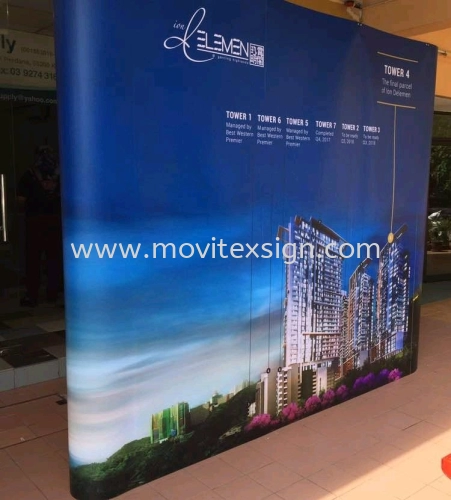 backdrop with fullcolor image painting n portable case (click for more detail)