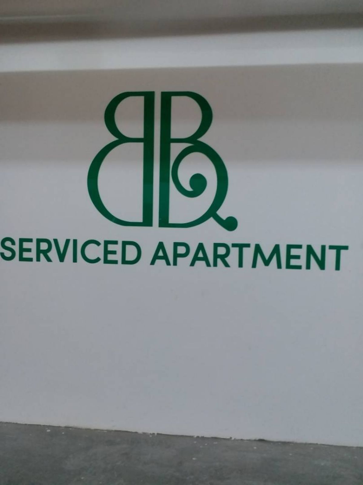 Laser cutout letterings & logo
