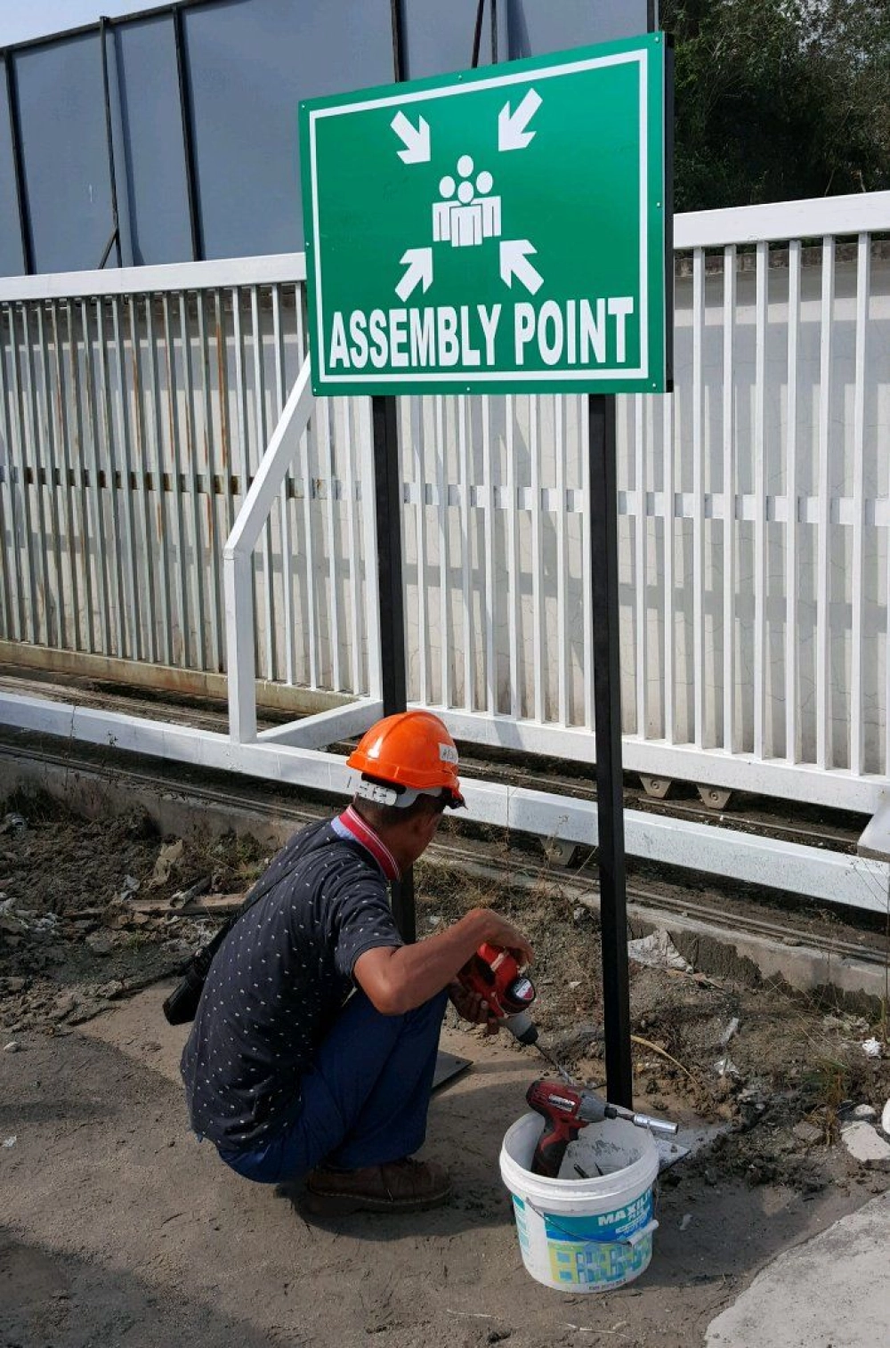 Assembly Point Safety Sign For Every Factory Johor Bahru (JB), Malaysia ...