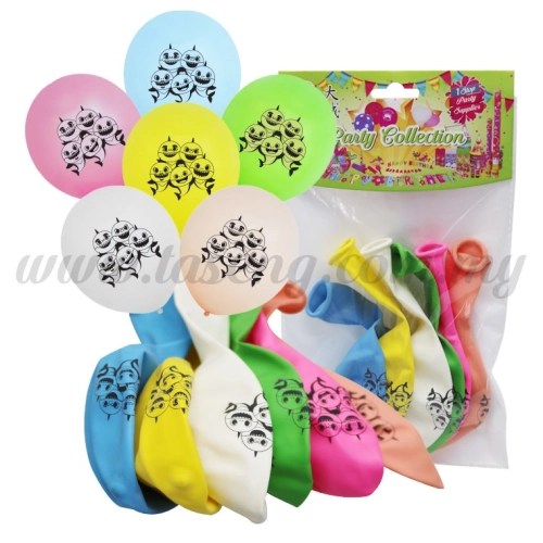 1Side Printed Baby Shark Balloon 6pcs (B-BS-6)