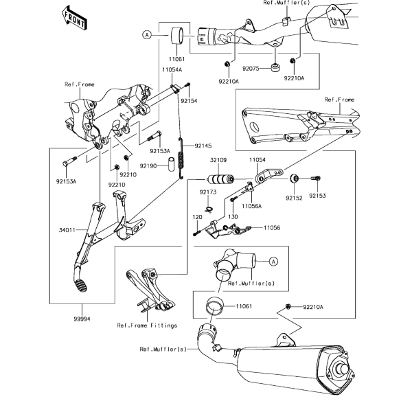 ACCESSORY(CENTER STAND) Ninja ZX-14R ABS 2017 Parts Diagrams KAWASAKI PARTS Kuala Lumpur (KL), Malaysia, Selangor Dealer, Supplier, Supply, Supplies | MotorSim Sdn Bhd