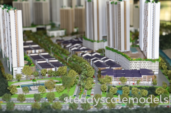  Christine Kuala Lumpur (KL), Malaysia, Selangor, Kepong Architectural, Building, Model | Steady Scale Models