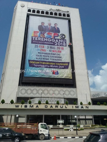 Ekspo Giant Mesh Tarpaulin At Terengganu 