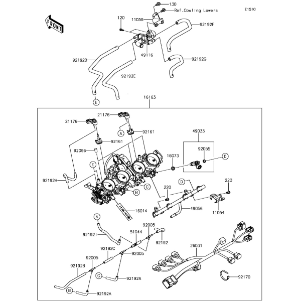 THROTTLE Ninja ZX-14R ABS 2017 Parts Diagrams KAWASAKI PARTS Kuala Lumpur (KL), Malaysia, Selangor Dealer, Supplier, Supply, Supplies | MotorSim Sdn Bhd