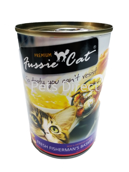 Fussie Cat Fresh Fisherman's Basket 400g Fussie Cat Premium Cat Canned Food Selangor, Malaysia, Kuala Lumpur (KL), Klang, Subang Jaya, Shah Alam Supplier, Suppliers, Supply, Supplies | Pets Direct