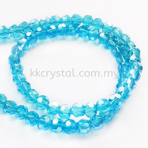 Crystal China, 4mm Round, B53 Light Blue Aquamarine AB Round 04mm Beads Kuala Lumpur (KL), Malaysia, Selangor, Klang, Kepong Wholesaler, Supplier, Supply, Supplies | K&K Crystal Sdn Bhd