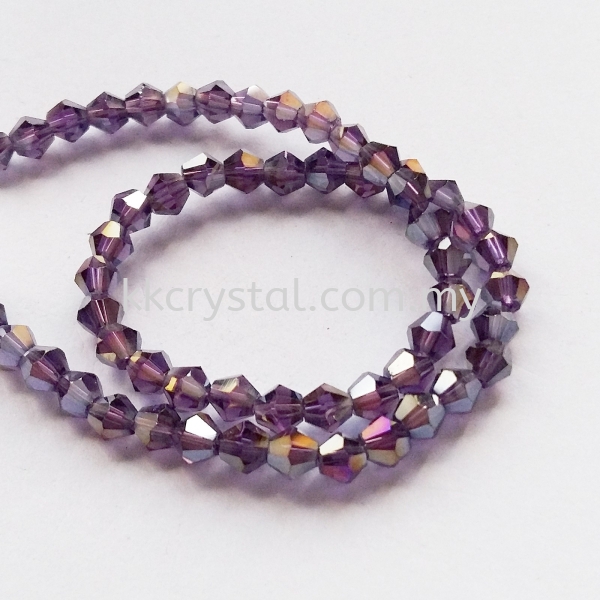 Crystal China, 4mm Bicone, B60 Tanzenite AB Bicone 04mm Beads Kuala Lumpur (KL), Malaysia, Selangor, Klang, Kepong Wholesaler, Supplier, Supply, Supplies | K&K Crystal Sdn Bhd