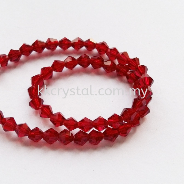 Crystal China, 4mm Bicone, B4 Siam Bicone 04mm Beads Kuala Lumpur (KL), Malaysia, Selangor, Klang, Kepong Wholesaler, Supplier, Supply, Supplies | K&K Crystal Sdn Bhd