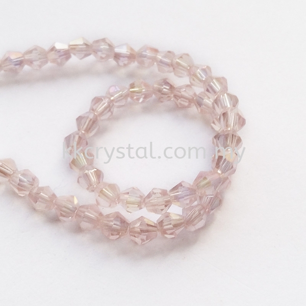 Crystal China, 4mm Bicone, B49 Light Rose Bicone 04mm Beads Kuala Lumpur (KL), Malaysia, Selangor, Klang, Kepong Wholesaler, Supplier, Supply, Supplies | K&K Crystal Sdn Bhd