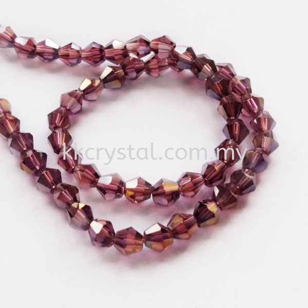 Crystal China, 4mm Bicone, B61 Amethyst AB Bicone 04mm Beads Kuala Lumpur (KL), Malaysia, Selangor, Klang, Kepong Wholesaler, Supplier, Supply, Supplies | K&K Crystal Sdn Bhd