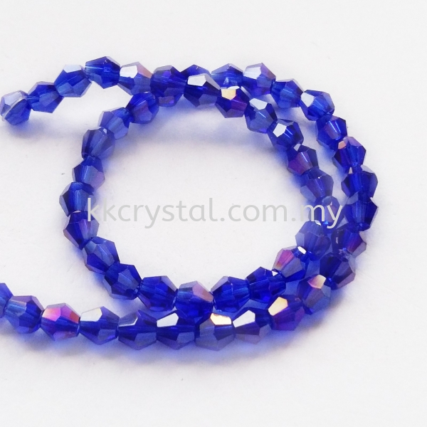 Crystal China, 4mm Bicone, B57 Cobalt AB Bicone 04mm Beads Kuala Lumpur (KL), Malaysia, Selangor, Klang, Kepong Wholesaler, Supplier, Supply, Supplies | K&K Crystal Sdn Bhd