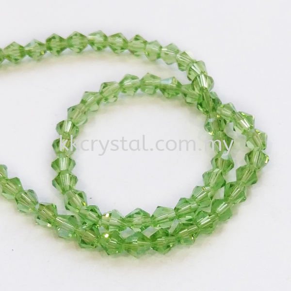 Crystal China, 4mm Bicone, B54 Chrysolite AB Bicone 04mm Beads Kuala Lumpur (KL), Malaysia, Selangor, Klang, Kepong Wholesaler, Supplier, Supply, Supplies | K&K Crystal Sdn Bhd