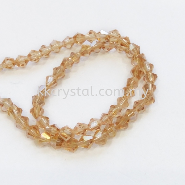 Crystal China, 4mm Bicone, B47 Light Colorado Topaz AB Bicone 04mm Beads Kuala Lumpur (KL), Malaysia, Selangor, Klang, Kepong Wholesaler, Supplier, Supply, Supplies | K&K Crystal Sdn Bhd