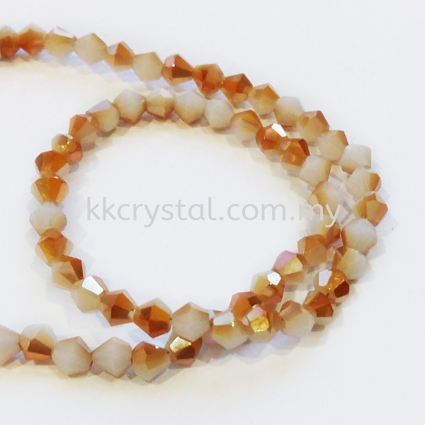 Crystal China, 4mm Bicone, B92 Copper Opal Bicone 04mm Beads Kuala Lumpur (KL), Malaysia, Selangor, Klang, Kepong Wholesaler, Supplier, Supply, Supplies | K&K Crystal Sdn Bhd