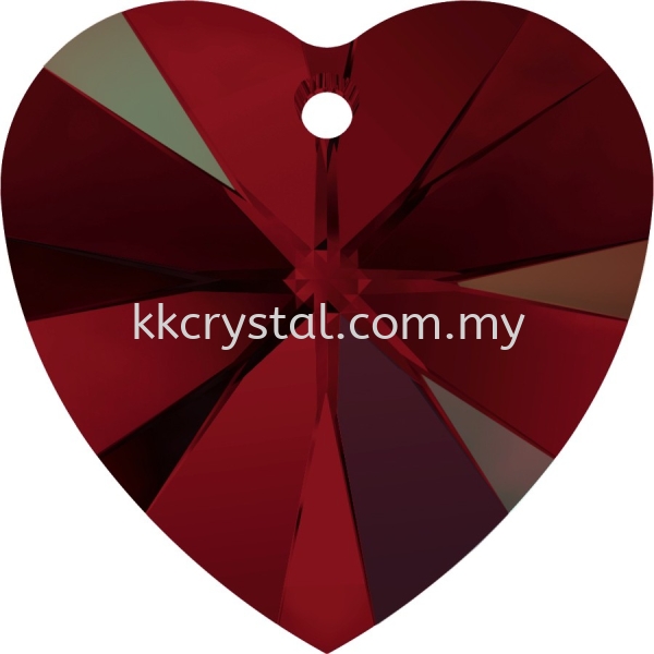 SW 6228 Heart Pendant, 10.3x10mm, Garnet AB (241), 4pcs/pack 6228 HEART PENDANT, 10.3x10MM Pendants  SW Crystal Collections  Kuala Lumpur (KL), Malaysia, Selangor, Klang, Kepong Wholesaler, Supplier, Supply, Supplies | K&K Crystal Sdn Bhd