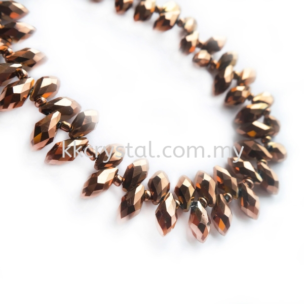 Crystal China, 13mm Teardrop, B79 Metalic Brown Teardrop 13mm  Beads Kuala Lumpur (KL), Malaysia, Selangor, Klang, Kepong Wholesaler, Supplier, Supply, Supplies | K&K Crystal Sdn Bhd